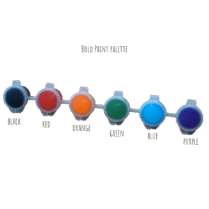 Bold (Black, Red, Orange, Blue, Dark Green, Purple)