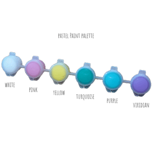 Pastel (White, Yellow, Pink, Light Purple, Turquoise, Viridian)